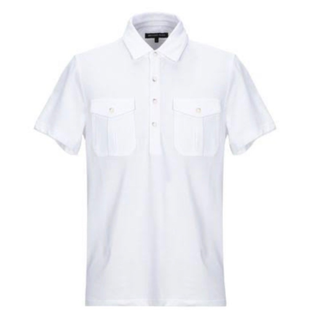 NWT Michael Kors Mens White Polo Shirt Small